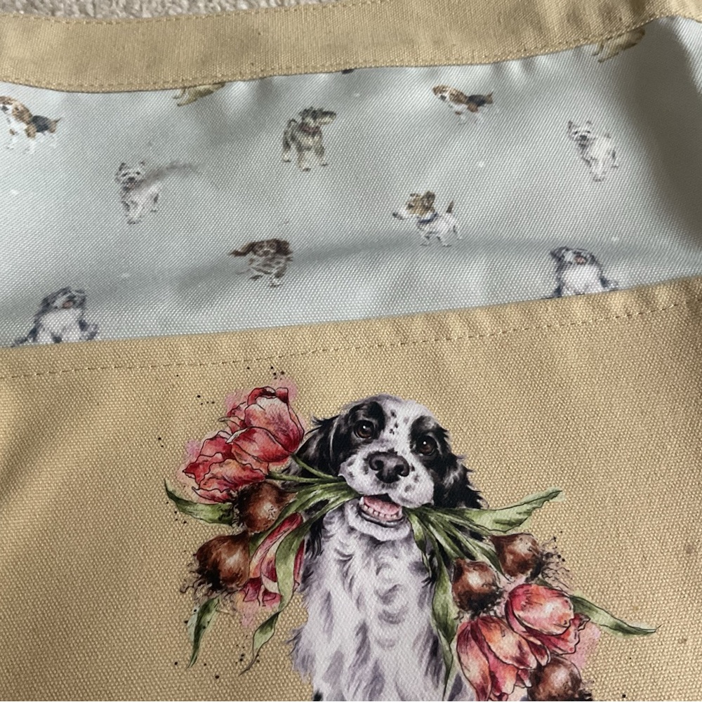NWT Wrendale Designs Dog Theme Gardening Apron - Picture 9 of 10
